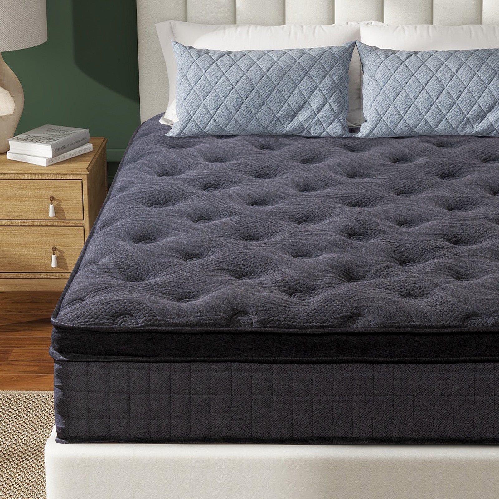 Queen Rose 10-Inch Hybrid Mattress – Midnight Calm