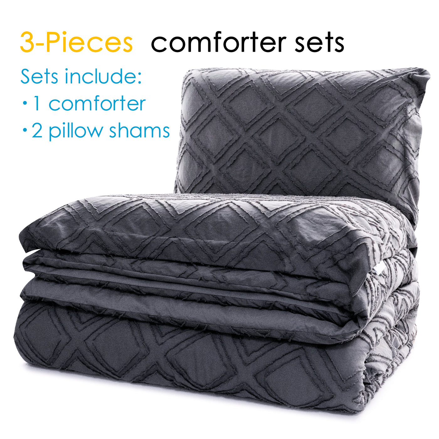 Tufted Lace Comforter Sets